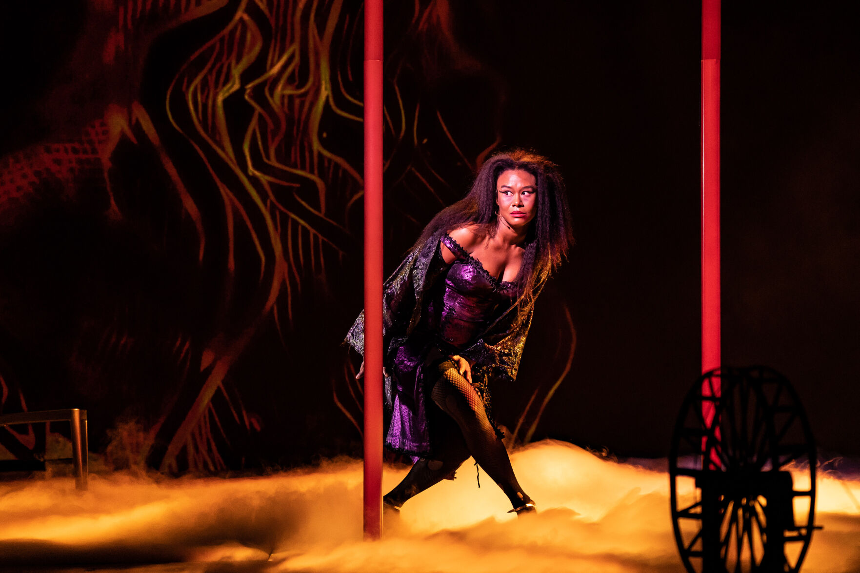 Christina Sajous as the 'Acid Queen' in 'The Who's Tommy.' (Photo by Liz Lauren)